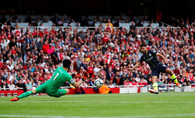 Kết quả Arsenal vs Man City (FT: 0-2): Sterling và Bernardo Silva lập công